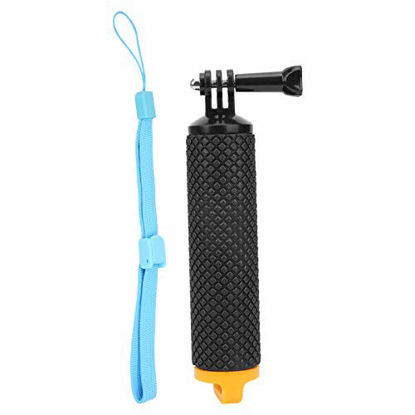 Picture of Oumij1 Floating Hand Grip - Waterproof Action Camera Handle - Diving Selfie Stick Monopod - for Snorkeling, Swimming, Surfing - for OSMO Action - for GOPRO 9(Yellow)