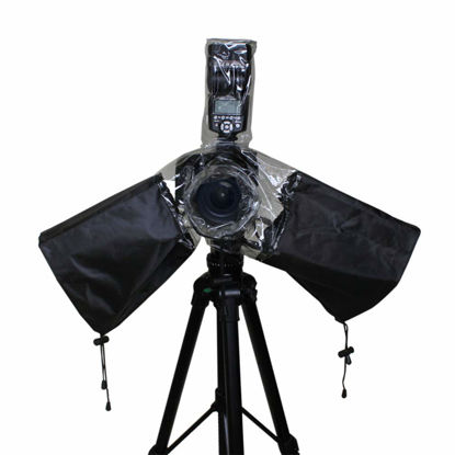 Picture of SOLUSTRE Rain Guards Rain Camera Protector Waterproof Rain Jackets Arm Camera Rain Photo Rain Protector Camera Snow Protector Camera Rain Sleeve Camera Lens Protector Cover Water