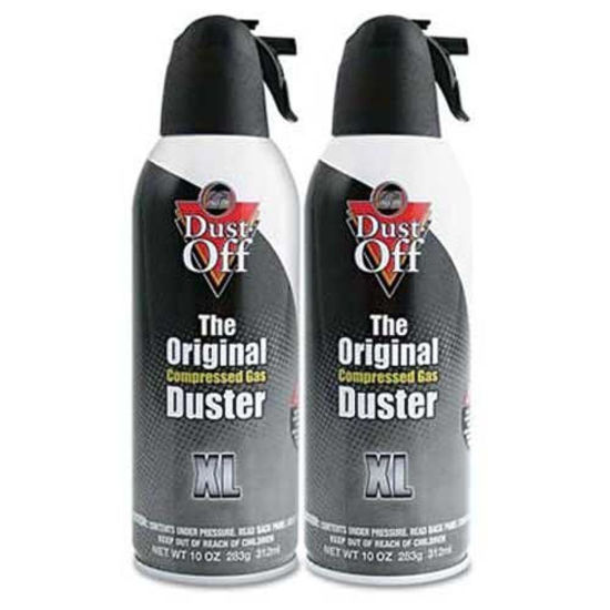 Picture of Dust-Off Disposable Compressed Gas Duster, 10 oz Cans, 2/Pack