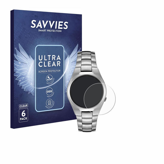 Picture of savvies Screen Protector for Seiko 5 Automatic SNK603 Protection Film Clear 6-Pack