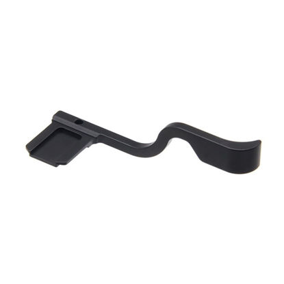 Picture of Metal Camera Hot Shoe Thumbs Up Grip Handle Grip Compatible with Canon EOS R7/R8/R50/R6II Top Finger Hand Grip Quick Release Plate(Black)