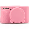 Picture of Camera Cover for Canon PowerShot SX730 HS, SX740 HS Digital Camera, Soft Silicone Protective Cover with Removable Lens Cap, Travel Camera Case for Photographers - Pink