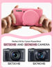 Picture of Camera Cover for Canon PowerShot SX730 HS, SX740 HS Digital Camera, Soft Silicone Protective Cover with Removable Lens Cap, Travel Camera Case for Photographers - Pink
