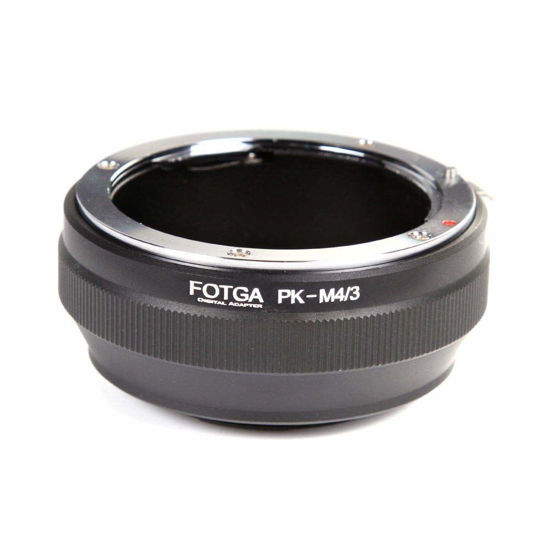 Picture of Fotga Lens Mount Adapter for Pentax PK K Mount Lens to Micro Four Thirds (M4/3/ MFT) Mount Camera Olympus Pen E-PL6 E-PL7 E-PL8 E-PL9 E-M OM-D E-M5 E-M10 Mark II/III Lumix GH3 GH4 GH5 GH5s