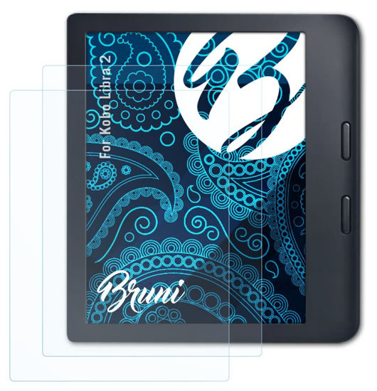 Picture of Bruni Screen Protector compatible with Kobo Libra 2 Protector Film, crystal clear Protective Film (2X)