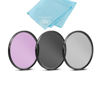 Picture of 58mm 3 Piece Filter Set (UV-CPL-FLD) for Canon Vixia HFG10, HF G40, HF G50, HF G60, HFS21, HFS30, HFS100, HFS200, XA10, XA20, XA25, XA40, XA45, XA50, XA55, XF100, XF105, XF605, XF705 Camcorders
