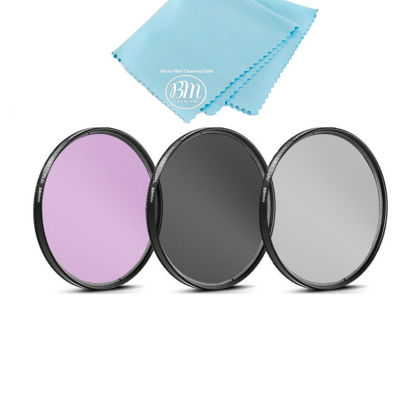 Picture of 58mm 3 Piece Filter Set (UV-CPL-FLD) for Canon Vixia HFG10, HF G40, HF G50, HF G60, HFS21, HFS30, HFS100, HFS200, XA10, XA20, XA25, XA40, XA45, XA50, XA55, XF100, XF105, XF605, XF705 Camcorders