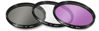Picture of 58mm 3 Piece Filter Set (UV-CPL-FLD) for Canon Vixia HFG10, HF G40, HF G50, HF G60, HFS21, HFS30, HFS100, HFS200, XA10, XA20, XA25, XA40, XA45, XA50, XA55, XF100, XF105, XF605, XF705 Camcorders