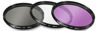 Picture of 49mm Multi-Coated 3 Piece Filter Kit (UV-CPL-FLD) for Panasonic HC-WXF991K, HC-VX981K, HC-X900/M, HC-X920K Camcorder