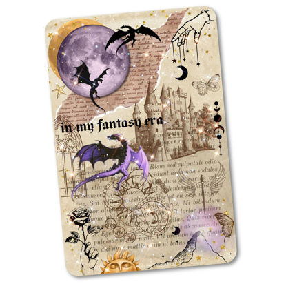 Picture of Clear Back Cover Insert for Kindle | Sjm Stickers | Kindle Insert for Clear Case | Booktok Bookish Book Sticker Insert | Romantasy Fantasy Book Gifts for Women (Kindle Paperwhite 11th Generation)