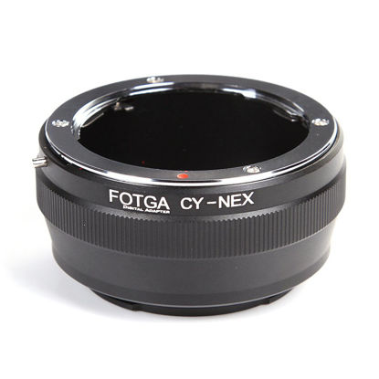 Picture of FocusFoto FOTGA Adapter Ring for Contax/Yashica C/Y CY Lens to S0NY E-Mount Mirrorless Camera NEX-5R 5T 6 NEX-7 a7 a7S a7R a7II a7SII a7RII a6500 a6300 a6000 a5100 a5000 a3500 FS700 VG30 VG900 PXW-FS7