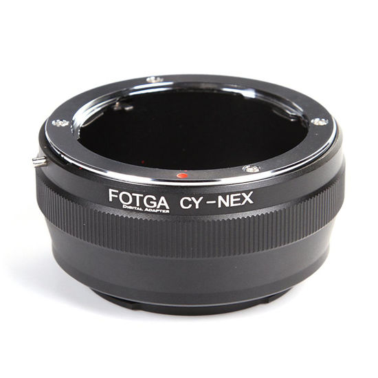 Picture of FocusFoto FOTGA Adapter Ring for Contax/Yashica C/Y CY Lens to S0NY E-Mount Mirrorless Camera NEX-5R 5T 6 NEX-7 a7 a7S a7R a7II a7SII a7RII a6500 a6300 a6000 a5100 a5000 a3500 FS700 VG30 VG900 PXW-FS7