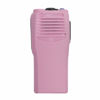 Picture of VBLL 16 Channel Replacement Housing Case for CP200 Radio with Buttons Channel PTT Button Stickers (Pink)