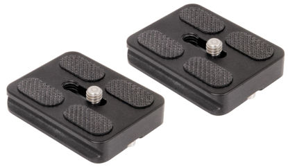 Picture of IVATION Set of 2 Replacement Quick Release Plates for The MeFoto A1350Q1W Roadtrip Travel Tripod Kit (White)