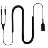 Picture of VoiceJoy Gold-Plated Headset QD to 3.5mm Quick Disconnect Cable for Plantronics Headsets,Dual 3.5mm Plug into Sound Card on PC Computer