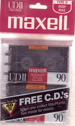 Picture of Maxell UDII Cd 90 MIN /135m (2-Pack)
