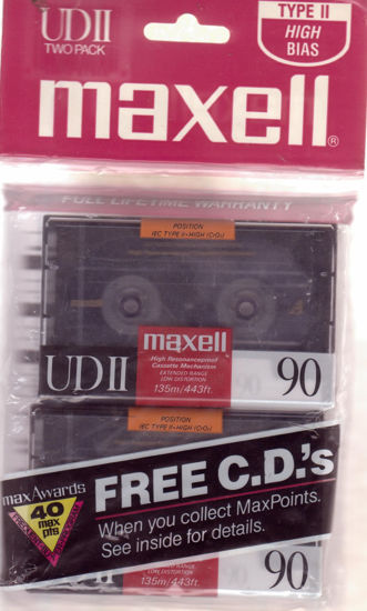 Picture of Maxell UDII Cd 90 MIN /135m (2-Pack)
