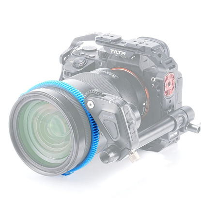 Picture of Tilta Universal Focus Gear Ring | Textured Grip to Stay Secure | Compatible with Different Lens Sizes | Easily Adjustable | Color Coded | TA-UFGR-BL (Blue)