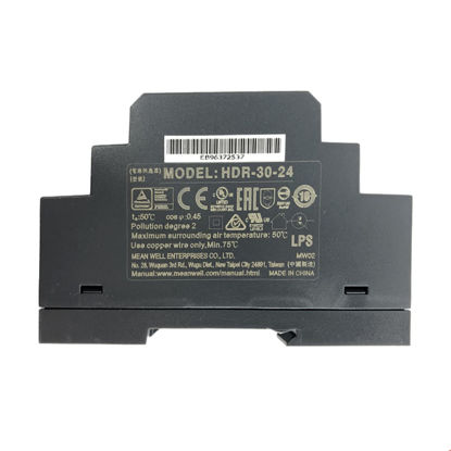 Picture of Meanwell HDR-30-24 Power Supply - 30W 24V 1.5A - Ultra Slim