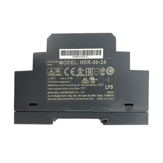 Picture of Meanwell HDR-30-24 Power Supply - 30W 24V 1.5A - Ultra Slim