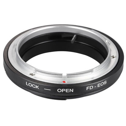 Picture of DAGIJIRD FD-EOS Lens Mount Adapter Ring Compatible for Canon FD Lens to EOS EF Digital SLR Camera