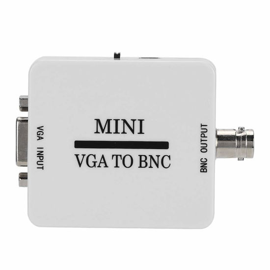 Picture of VGA to BNC Adapter, Mini HD VGA to BNC Converter 1920 X 1080 Resolution USB Video Converter for HDTV Monitors TVs Computers