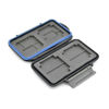 Picture of JJC MC-5 Waterproof Holder Storage Memory Card Case for 4PCS CompactFlash(CF) 2PCS Micro SD2 PCS SecureDigital(SD) 2PCS MemoryStick Pro Duo 2PCS XDPictureCard(XD)