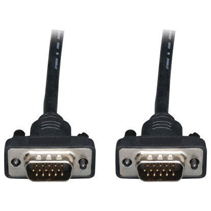 Picture of Tripp Lite Low Profile VGA Coax Monitor Cable High Resolution cable with RGB coax (HD15 M/M) 3-ft.(P502-003-SM)