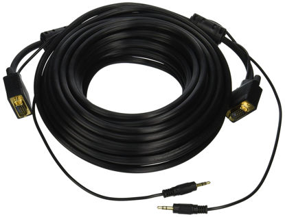Picture of C&E 50ft-Audio-svga Premium VGA/SVGA/XGA/SXGA/UXGA HD15 Monitor Projector Cable