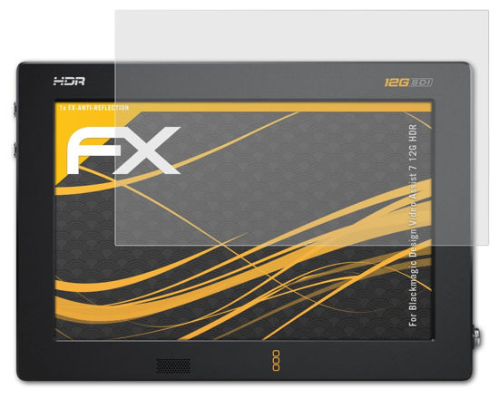 Picture of atFoliX Screen Protector Compatible with Blackmagic Design Video Assist 7 12G HDR Screen Protection Film, Anti-Reflective and Shock-Absorbing FX Protector Film