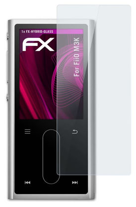 Picture of atFoliX Plastic Glass Protective Film compatible with FiiO M3K Glass Protector, 9H Hybrid-Glass FX Glass Screen Protector of plastic