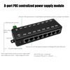 Picture of 8 Port PoE Injector Adapter DC12V-48V 8 Interfaces Passive POE Adapter Power Over Ethernet POE Power Supply Module Injector for IEEE802.3af/at Standard POE Powered