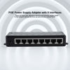 Picture of 8 Port PoE Injector Adapter DC12V-48V 8 Interfaces Passive POE Adapter Power Over Ethernet POE Power Supply Module Injector for IEEE802.3af/at Standard POE Powered