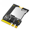 Picture of Micro SD/TF to NGFF Key A-E Adapter | SDHC/SDXC Card Converter for High-Speed Storage Expansion