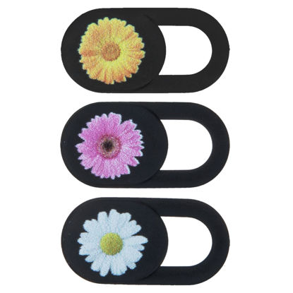 Picture of UKCOCO 3Pcs Camera Slide Cover Laptop Webcam Privacy Covers Phone Camera Cover Privacy Lens Protector Cover Computer Laptop Phone Accessories