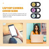 Picture of UKCOCO 3Pcs Camera Slide Cover Laptop Webcam Privacy Covers Phone Camera Cover Privacy Lens Protector Cover Computer Laptop Phone Accessories
