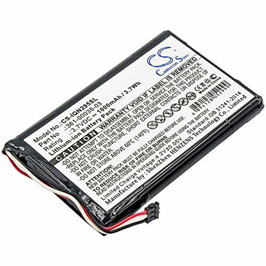 Picture of Replacement Battery Compatible for Garmin Nuvi 2557LMT Varia RTL501 Nuvi 2505LT Nuvi 2597LMT Nuvi 2557 Nuvi 2597 LMT Nuvi 2447 Nuvi 2457LMT (1000mAh/3.7V), 361-00035-07 361-00035-03 Battery