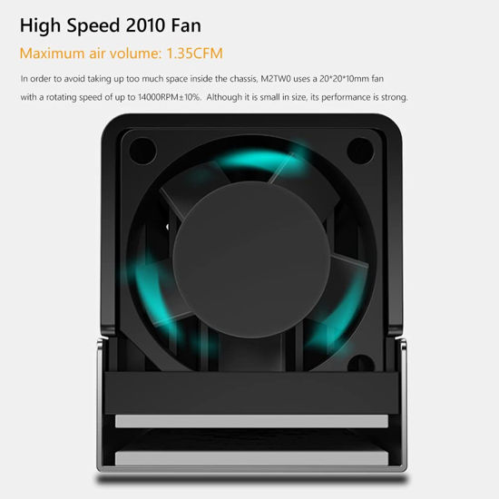GetUSCart- M.2 SSD NVMe Heat Sink M2 2280 Solid State Disk Circulation ...