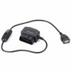 Picture of Ejoyous OBD2 Power Cable, USB Power Cord Charging Cable 16Pin OBD2 Connector Universal for Car GPS DVR Camera