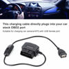 Picture of Ejoyous OBD2 Power Cable, USB Power Cord Charging Cable 16Pin OBD2 Connector Universal for Car GPS DVR Camera