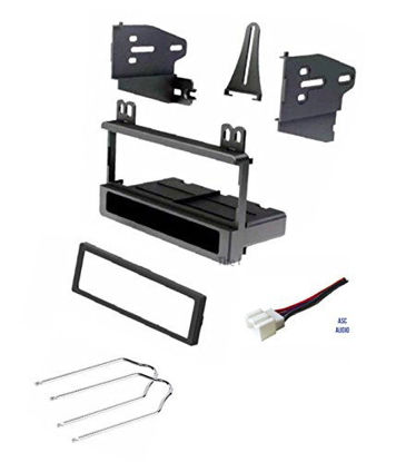 Picture of ASC Car Stereo Dash Kit, Wire Harness, and Radio Tool for Installing a Single Din Radio for some Ford Vehicles - Compatible Vehicles Listed Below