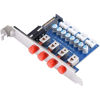 Picture of Hubceuo HDD Power Control Switch Hard Drive Selector SATA Drive Switcher for Desktop PC Computer