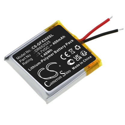 Picture of Tingen 400mAh Battery Replacement for GolfBuddy Voice X 2ALG4 VoiceX DR652525 (3.7V)