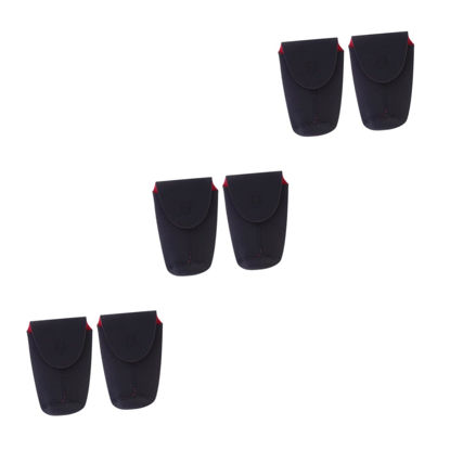 Picture of UKCOCO 6 Pcs Diving Material Lens Bag Lens Pouch Camera Lens Bag Lens Sleeve Lens Case Thicken
