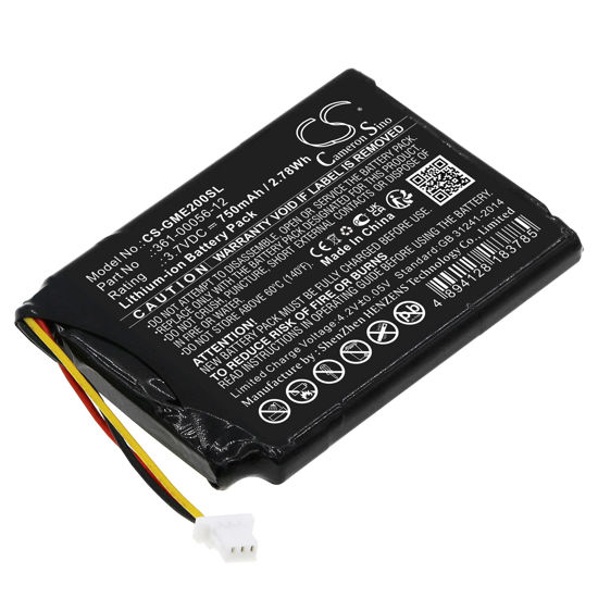 Picture of BCXY Battery Replacement for Edge Explore 2 Dezl OTR700 361-00056-12