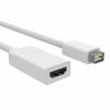 Picture of Cmple - Mini DVI Male to HDMI Female Video Adapter Cable - Mini DVI to HDMI Adapter for MacBook Pro