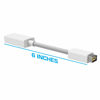 Picture of Cmple - Mini DVI Male to HDMI Female Video Adapter Cable - Mini DVI to HDMI Adapter for MacBook Pro