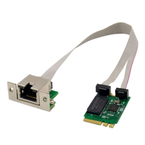 Picture of pizarra M.2 A+E 2.5G Ethernet Adapter 2.5G/1G/100M Multi-Gigabit M.2 Network Card 8125B