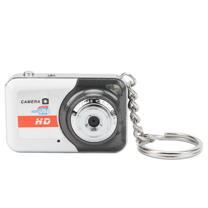 Picture of Mini Thumb Camera, 1280x960 Video Recorder, Fashion Mini DV Camera Support USB2.0, Motion Detection (Silver Gray)