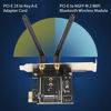 Picture of PCI E Card for PC, PCI E to NGFF M.2 Bluetooth Module Adapter Card, PCI E 1X to Key A E Adapter Card, Bluetooth Network Card Expansion Card